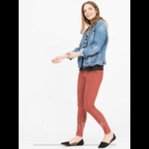 Agnes & Dora Brick Red Boulevard Jeggings XXL EUC